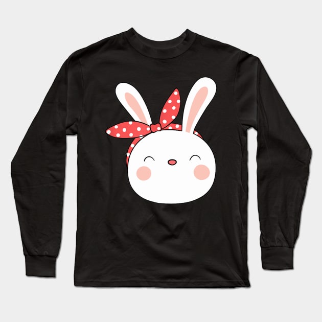 Easter shirts for women girls _ kids Happy Easter bunny tee Long Sleeve T-Shirt by craiglimu